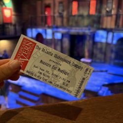 Shakespeare Tavern Playhouse - Thanks dear library card for the tickets!