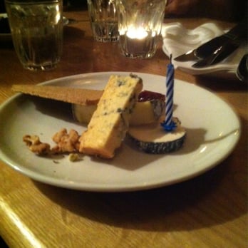 Edwins Borough - Cheese plate (bday candle special for my friend!) - Bistros Near Me - London, XGL
