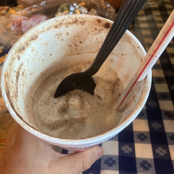 Portillo's & Barnelli's Willowbrook - Chocolate cake shake....Too thick to use a straw....but sooooo good!!!! - Burgers Near Me - Willowbrook, Illinois Portillo's & Barnelli's Willowbrook - Chocolate cake shake....Too thick to use a straw....but sooooo good!!!! - Burgers Near Me - Willowbrook, Illinois