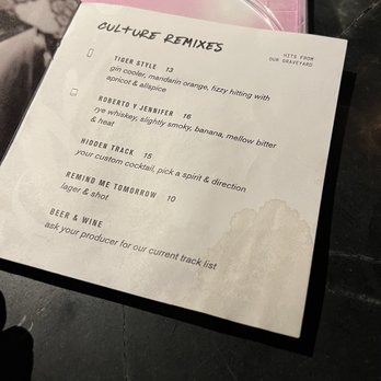 Laylow - Menu - Cocktail Bars Near Me - Asbury Park, New Jersey