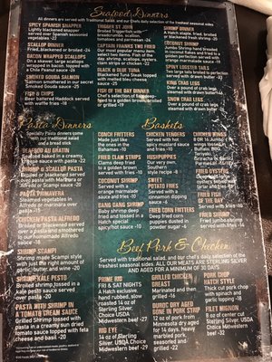 Menu photo 8 Down the Hatch Ponce Inlet, FL