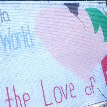 Georgia Peach World - Outside sign - Specialty Food Near Me - Townsend, Georgia