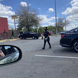 Rude employee with no name tag