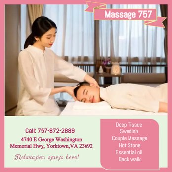 Massage 757 - Everyone has different traits. Part of being an individual means having your own individual shape and size, your own stresso... - Massage Near Me - Yorktown, Virginia Massage 757 - Everyone has different traits. Part of being an individual means having your own individual shape and size, your own stresso... - Massage Near Me - Yorktown, Virginia