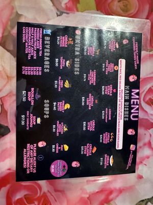 Menu photo 1 The pink potato Paradise, NV