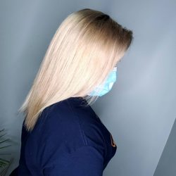 Stela at Traces Salon - Post quarantine color correction by our very talented JZ!