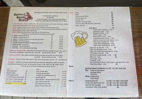 Menu photo 4 Bayou Bites Dunedin, FL