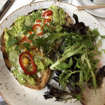 B Bistro + Bakery - Mexican Avocado Toast - Bakeries Near Me - Miami, Florida