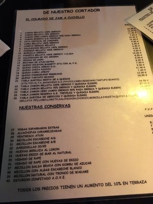 Menu photo 1 Taberna de Jam Granada, GR