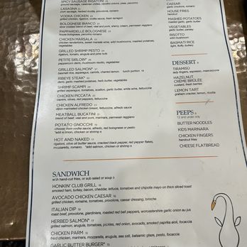 Goose120 - Menu - Italian Near Me - Omaha, Nebraska