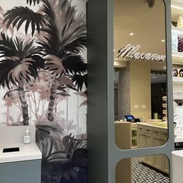 the interior of a beauty salon