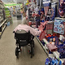Dollar Tree - wide, clean isles