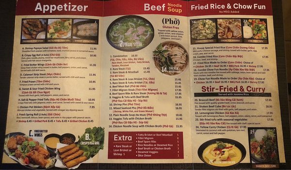 Menu photo 7 Boiling Pho Temecula, CA