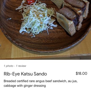 Himitsu - What my dish should have looked like - Sushi Bars Near Me - La Jolla, California