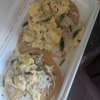Snooze, an A.M. Eatery - The juan's breakfast tacos with stale tortillas, no pico, and about two slivers of hashbrown - Breakfast & Brunch Near Me - Gilbert, Arizona Snooze, an A.M. Eatery - The juan's breakfast tacos with stale tortillas, no pico, and about two slivers of hashbrown - Breakfast & Brunch Near Me - Gilbert, Arizona