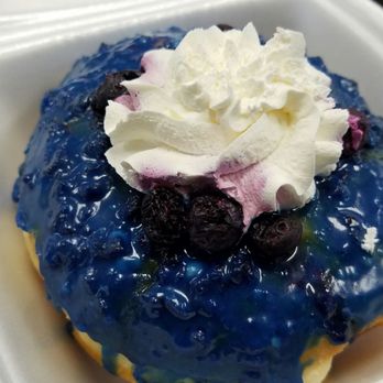Painted Dough - Blueberry cheesecake - Donuts Near Me - Chino, California Painted Dough - Blueberry cheesecake - Donuts Near Me - Chino, California