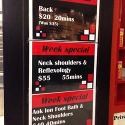 Happy Foot Massage - Weekly specials