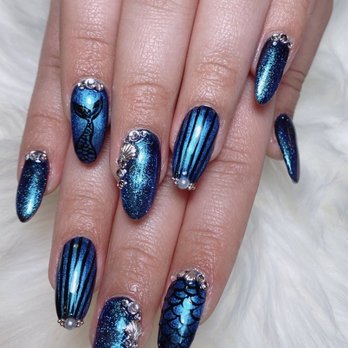 Blossom Nails & Spa - Mermaid design - Nail Salons Near Me - Fife, Washington