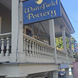Waitsfield Pottery - Sign in front
