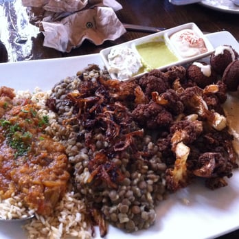 Nuba in Kitsilano - Brown rice, lentils, deep fried cauliflower, falafel - Mediterranean Near Me - Vancouver, British Columbia Nuba in Kitsilano - Brown rice, lentils, deep fried cauliflower, falafel - Mediterranean Near Me - Vancouver, British Columbia