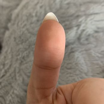 Lily's Nails and Spa - Crooked filing of nail - Nail Salons Near Me - Park Ridge, Illinois