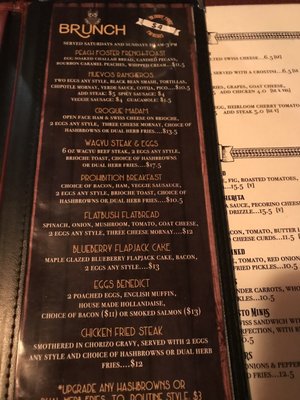 Menu photo 2 Prohibition Murray, UT