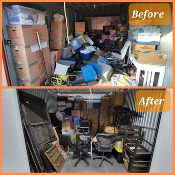 Antonio's Moving Services - 10x20 Before / 10x10 After - Movers Near Me