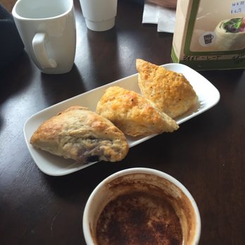 The Battery Cafe - Blueberry and cheddar scones washed down with a soy cappuccino - sprinkled with salted cocoa! - Cafes Near Me - St. John's, Newfoundland and Labrador The Battery Cafe - Blueberry and cheddar scones washed down with a soy cappuccino - sprinkled with salted cocoa! - Cafes Near Me - St. John's, Newfoundland and Labrador