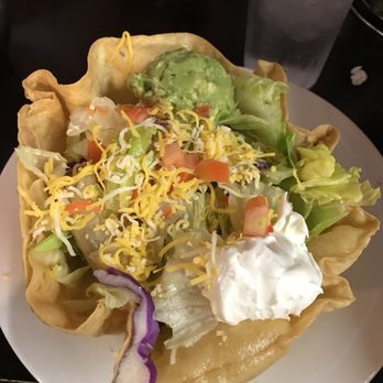 Alfredo's - Hanging out with friends and enjoying my Tostada Salad  it was lots of food in one salad :) - Mexican Near Me - Lomita, California