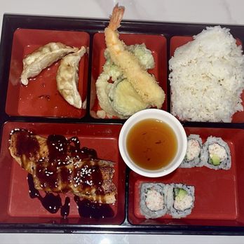 Ikura - Bento Salmon. Also includes small soup and salad. - Sushi Bars Near Me - Rocklin, California Ikura - Bento Salmon. Also includes small soup and salad. - Sushi Bars Near Me - Rocklin, California