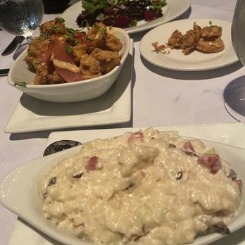 O'Learys Seafood Restaurant - Crab risotto, calamari n beet salad - Seafood Near Me - Annapolis, Maryland