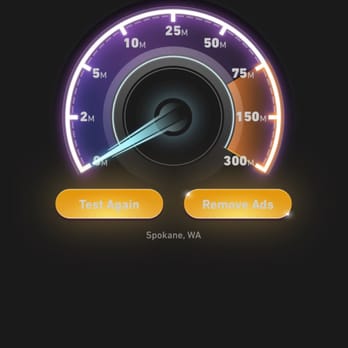 Cougar Wireless - Typical for Cougar Wireless. The service paid for is supposed to be 4.5Mbps, but usually is only about 2Mbps--When it works at all. - Internet Service Providers Near Me - Spokane, Washington Cougar Wireless - Typical for Cougar Wireless. The service paid for is supposed to be 4.5Mbps, but usually is only about 2Mbps--When it works at all. - Internet Service Providers Near Me - Spokane, Washington