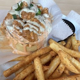 Buffalo chicken  bun