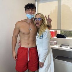 Berman Women's Wellness Center - Bryce Hall from Sway House getting his first EmSculpt Treatment!