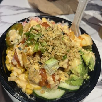 Uncle Sharkii Poke Bar - ##4 Spicy Tuna - Hawaiian Near Me - Urban Honolulu, Hawaii
