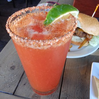 Fronk's - happy hour michelada - Burgers Near Me - Bellflower, California