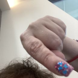 My butterfly nail .