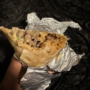 Tacos San Juan - asada super burrito - Food Trucks Near Me - Santa Rosa, California