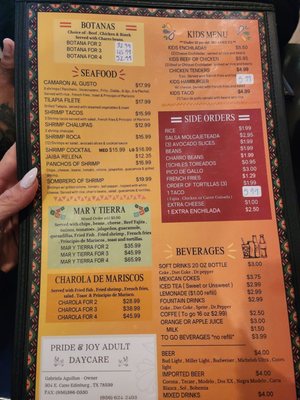 Menu photo 1 The Moonlight Cafe Edinburg, TX Menu photo 1 The Moonlight Cafe Edinburg, TX
