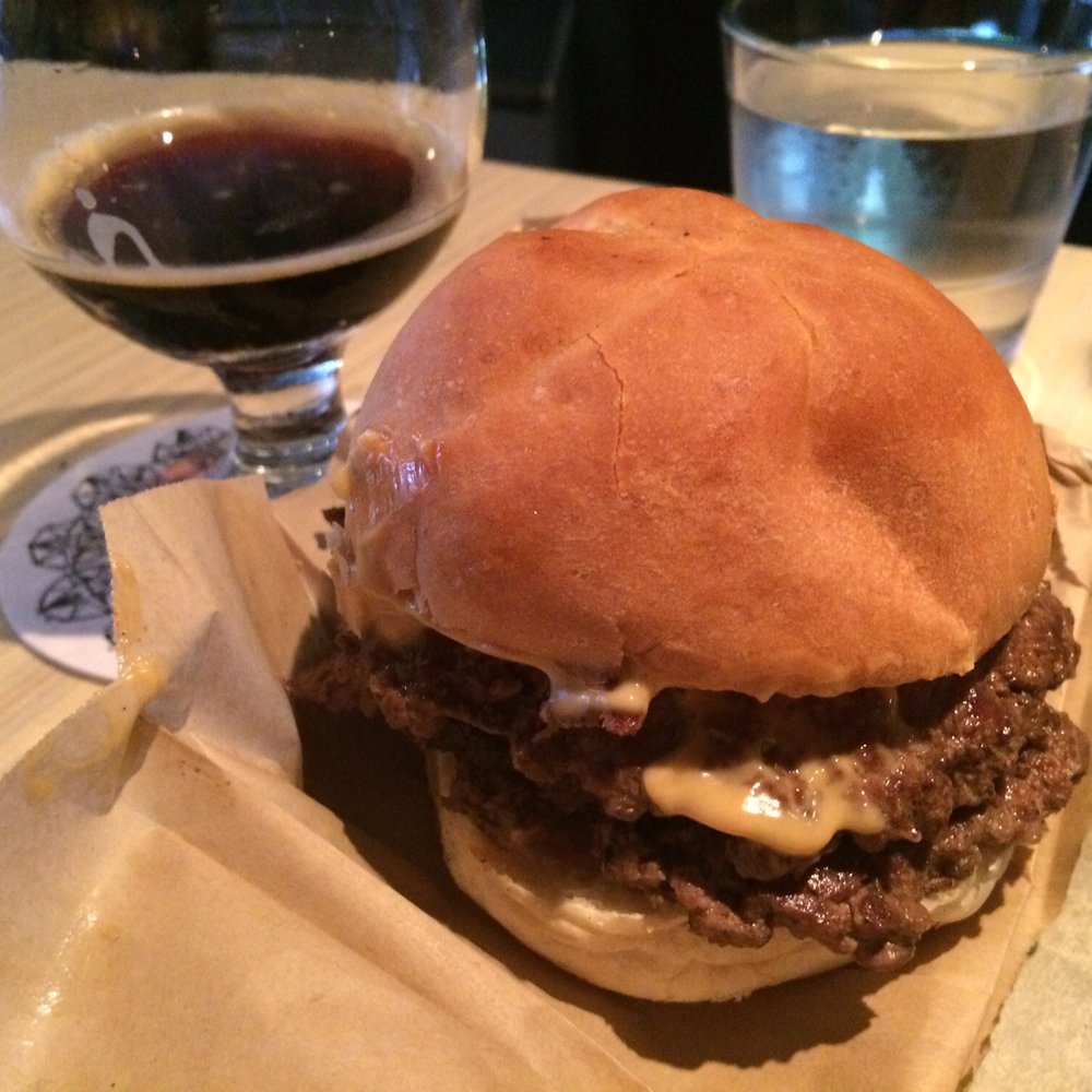 Stillwell Beer Bar - The diner burger (Getaway Farms ground beef, mushroom duxelle, bocconcini). Amazing and flavorful. - Bars Near Me - Halifax, Nova Scotia Stillwell Beer Bar - The diner burger (Getaway Farms ground beef, mushroom duxelle, bocconcini). Amazing and flavorful. - Bars Near Me - Halifax, Nova Scotia