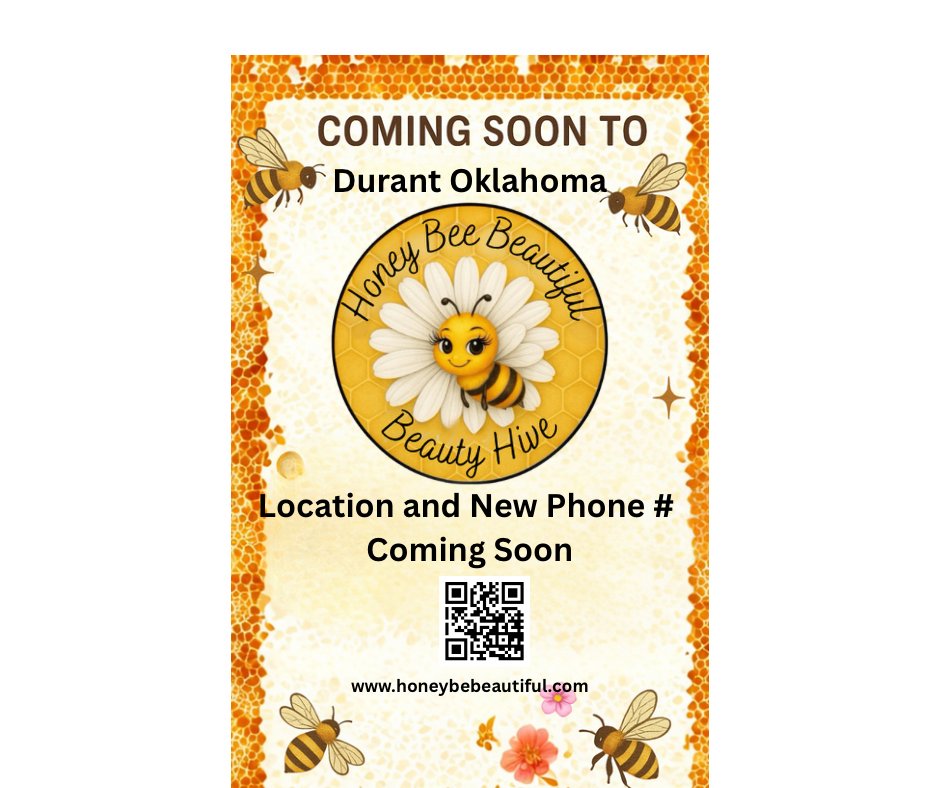 Honey Bee Beautiful Beauty Hive Logo