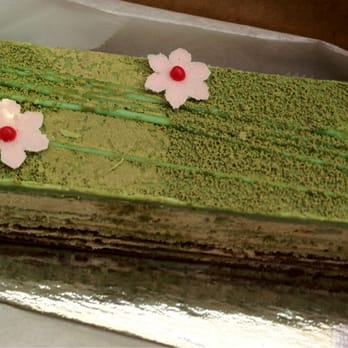 Masse's Pastries - Green tea opera cake for lunar new year - Bakeries Near Me - Berkeley, California