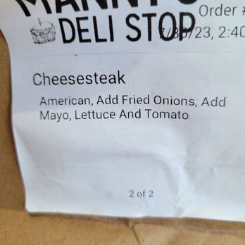 Manny's Deli Stop - Delis Near Me - Willow Grove, Pennsylvania