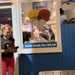 What's The Scoop Ice Cream - View of the shop on Friday July 3rd- the epic lines aren't pictured.