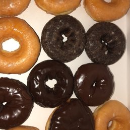 A dozen donuts. A dozen donuts.