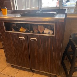 McDonald's - The heir was employees standing around.