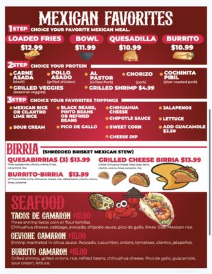 Menu photo 8 Andale Taco Shop Sycamore, IL