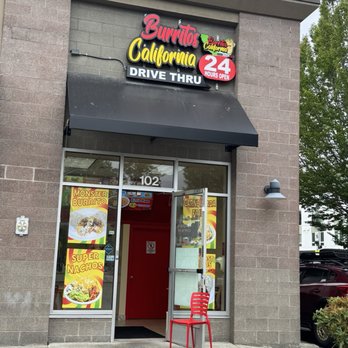 Burritos California - Outside entrance. - Mexican Near Me - Kent, Washington