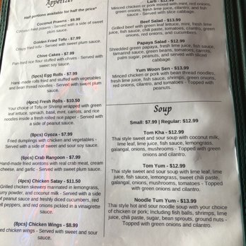 Thai Lime Leaf - Menu 2 - Thai Near Me - Everett, Washington