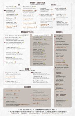Menu photo 3 Tabla Indian Restaurant Orlando, FL Menu photo 3 Tabla Indian Restaurant Orlando, FL